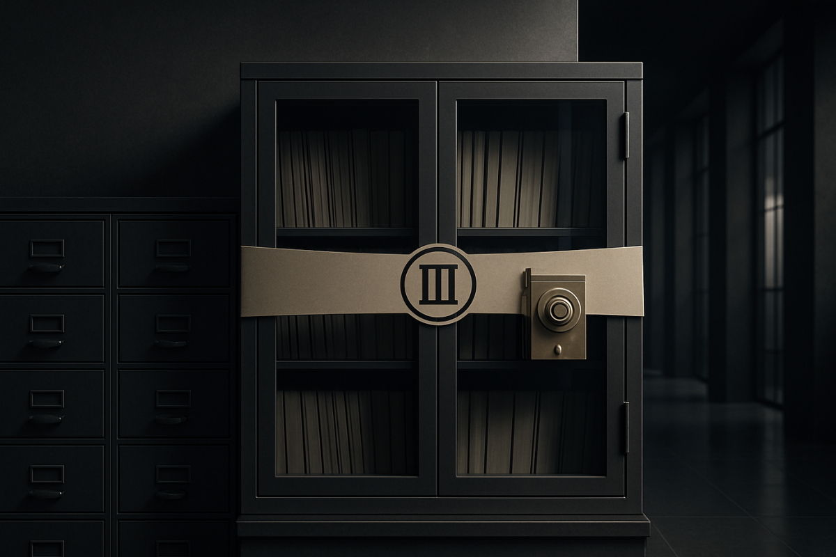 Арест недвижимости в Украине — заблокированный реестр с архивными документами и защитным замком